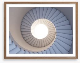 Staircase to the future Framed Art Print 38517882