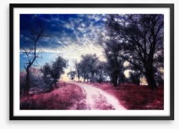 The road to nowhere Framed Art Print 386991557