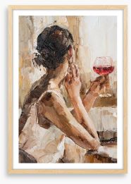 Wine not Framed Art Print 387419161