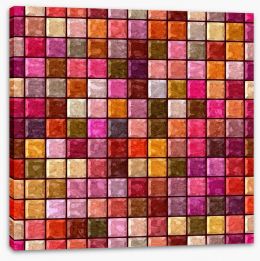 Mosaic Stretched Canvas 387782204