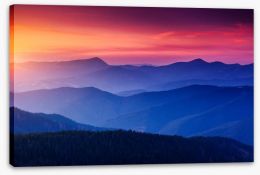 Mountains Stretched Canvas 388949711