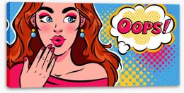 Pop Art Stretched Canvas 390234433