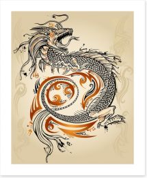 Dragons Art Print 39040165