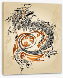 Dragons Stretched Canvas 39040165