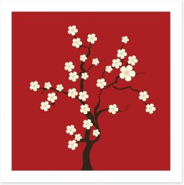 Cherry blossom Art Print 39080307
