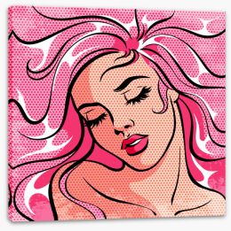 Pop Art Stretched Canvas 390893940