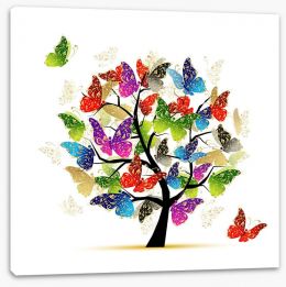 Butterfly tree Stretched Canvas 39097652