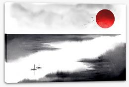 Japanese Art Stretched Canvas 391275888