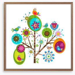 Whimsy tree Framed Art Print 39427975