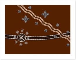 Aboriginal Art Art Print 39461800