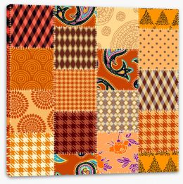 Patchwork Stretched Canvas 395484406