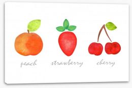 Summer fruits Stretched Canvas 39590064
