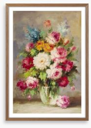 Love in a vase Framed Art Print 398699546
