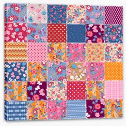 Patchwork Stretched Canvas 399033887