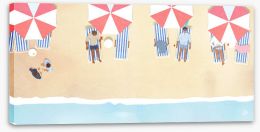 Beach House Stretched Canvas 399283516