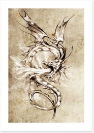 Dragons Art Print 39978145