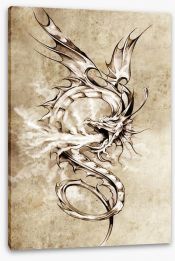 Dragons Stretched Canvas 39978145