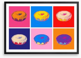 Donuts with Andy Framed Art Print 401080840