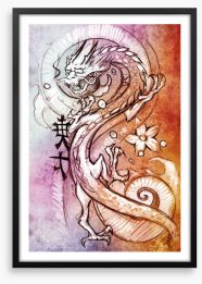 Dragons Framed Art Print 40333741