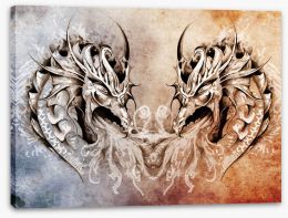 Dragons Stretched Canvas 40334855