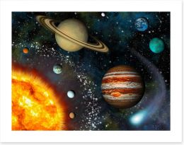 The solar system Art Print 40477557