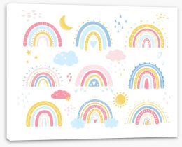 Rainbows Stretched Canvas 404931043