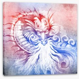 Dragons Stretched Canvas 40647453