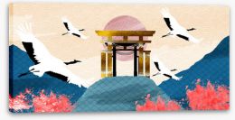 Japanese Art Stretched Canvas 407167884