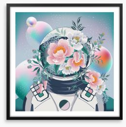 Spring into space 2 Framed Art Print 407376167