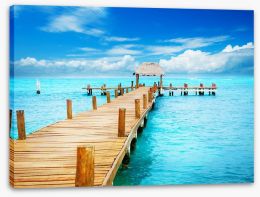Cancun paradise Stretched Canvas 40822521