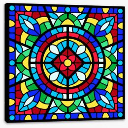 Stained Glass Stretched Canvas 408258418