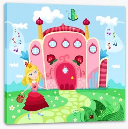 Fairy Castles Stretched Canvas 40831085