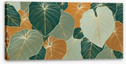 Leaf Stretched Canvas 410095583