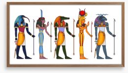 Walk like an Egyptian I Framed Art Print 411305718