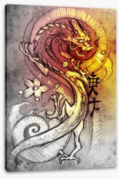 Dragons Stretched Canvas 41162927