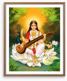 Indian Art Framed Art Print 412351321
