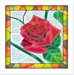 Stained Glass Art Print 41346138