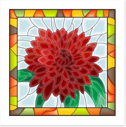 Stained Glass Art Print 41408552