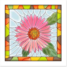 Stained Glass Art Print 41509315