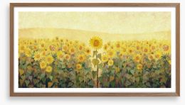 The special sunflower Framed Art Print 415748396