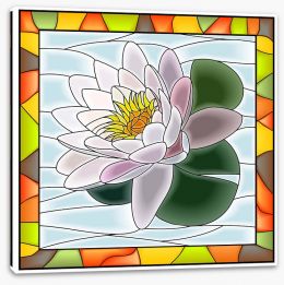 Stained Glass Stretched Canvas 41606756