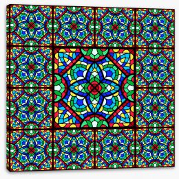 Stained Glass Stretched Canvas 416333700
