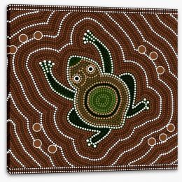Aboriginal Art Stretched Canvas 41671689