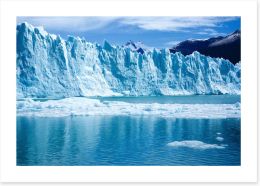 Glaciers Art Print 416825505