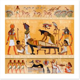 Egyptian Art Art Print 417091615