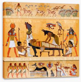 Egyptian Art Stretched Canvas 417091615