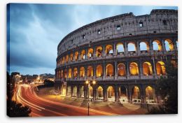 The Colosseum at dusk Stretched Canvas 41743139