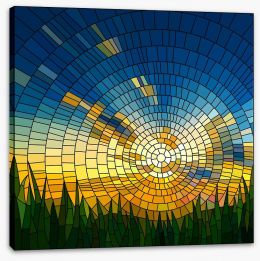 Mosaic Stretched Canvas 41838109