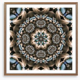 Hypnotic enigma Framed Art Print 418859946