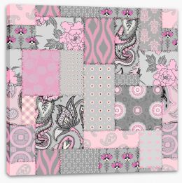 Patchwork Stretched Canvas 420055867